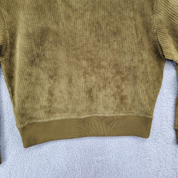 Universal Thread Sweater Ribbed 1/2 Zip Womens Green Size Small NWOT - Picture 7 of 9